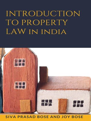 cover image of Introduction to Property Law in India